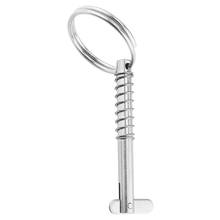 6.3x76mm Stainless Steel Quick Release Pin with ring for Boat Bimini Top Deck Hinge, Durable Marine Hardware, Easy Installation 2024 - buy cheap