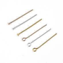 200pcs 25mm Gold Silver KC gold Eye Head Pins flat head Pins Earring Findings For Jewelry Making DIY Supplies Jewelry Accessorie 2024 - buy cheap