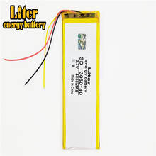 3 line 3.7V,4000mAH,3060140 PLIB; polymer lithium ion / Li-ion battery for tablet pc,power bank,cell phone,speaker; 2024 - buy cheap