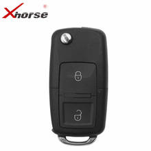 XHORSE XKB508EN Wire Universal Remote Key B5 Style 2 Buttons for VVDI Key Tool VVDI2 English Version 10pcs/lot 2024 - buy cheap