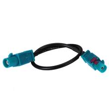 Superbat Fakra mkale plug "Z" long straight to Fakra male plug "Z" long straight pigtail cable RG174 5cm 2024 - buy cheap