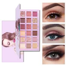 Wholesale Shimmer Matte Eye Shadow Palette 18 Colors Long-lasting Waterproof Eyes Pigment Smudge-proof Easy To Color Eye Shadow 2024 - buy cheap