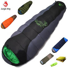 JungleKing Outdoor Hiking Camping Four-hole Cotton Sleeping Bag Adult Camping Special Multicolor Multi-style Cotton Sleeping Bag 2024 - buy cheap