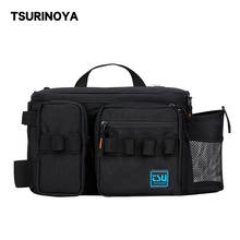 TSURINOYA-Bolsa de pesca multifunción RX1911, bolso de gran capacidad para la cintura, almacenamiento de señuelos, para deportes al aire libre 2024 - compra barato