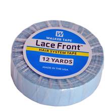 1.9cm*12yards Blue Lace Front Tape Double-sided Adhesive Tape for Hair Extension/Lace Wig/Toupee 2024 - buy cheap