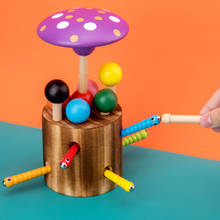 Brinquedos montessori educativos de madeira, quebra-cabeça magnético de captura para crianças, brinquedos de matemática para bebês, brinquedos educativos infantis 2024 - compre barato