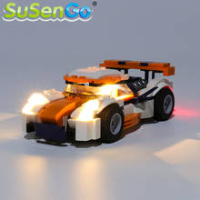 SuSenGo LED Light kit для Creator Sunset Track гоночная игрушка строительные блоки набор освещения совместим с 31089 (модель не входит в комплект) 2024 - купить недорого