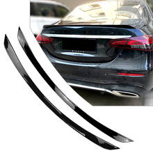 Car Rear Boot Spoiler Wing Lip Splitter Carbon Fiber ABS Trim For Mercedes-Benz 2016-2021 W213 E260 E300 E63S Accessories 2024 - buy cheap