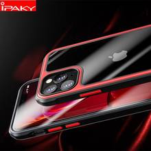 IPAKY-funda de silicona para iPhone 12 Pro, carcasa transparente a prueba de golpes para iPhone 12 Pro Max 2024 - compra barato