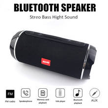 100% Original wireless Bluetooth speaker 10W waterproof subwoofer portable speaker + microphone Support TF FM USB 2024 - buy cheap