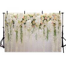 Фоны для фотосъемки цветочный свадебный фон для вечеринки бумажная Цветочная стена фон для фотостудии 2024 - купить недорого