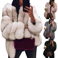 Women Faux Fur Jacket Coat Plus Size S-5XL Short Faux Fur Coat Warm Furry Jacket Outerwear Autumn Winter Women Overcoat Outwear 2024 - buy cheap