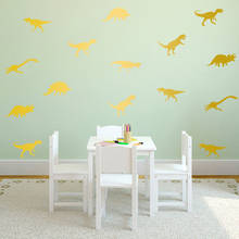 Pegatinas de pared de dinosaurios para habitación de niños, decoración del hogar, pegatina de pared para habitación de niños, Mural de pegatinas de bebé 2024 - compra barato