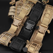 Hunting Training Belt Tactical Molle Quick Release Airsoft Paintball Belt Combat Army Wargame Girdle Hiking Climbing Waist Belts 2024 - buy cheap