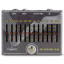 Nova caline CP-81 10 banda eq pedal efeito guitarra true bypass design com volume/ganho 2024 - compre barato