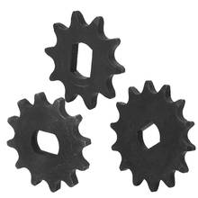 10T/12T/14T Cast Iron Sprocket Wheel for Electric Scooter E-bike Tricycle Motor Mounting Hole Middle Motor Accessory Replacement 2024 - buy cheap