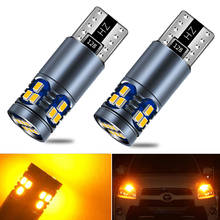 2pcs Led T10 W5W Canbus bulbs 194 168 White Blue Red Orange No Error LED Car Interior Reading Parking Light For BMW Audi Merceds 2024 - купить недорого