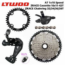 LTWOO A7 10 Speed Shifter + Rear Derailleurs + 42/46/50T ZRACE Cassette / Chainring + SUMC X10 Chain Groupset, PCR BEYOND M6000 2024 - buy cheap