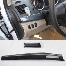 For Mitsubishi Lancer EX 2010-2016 Left Hand Drive 2PCS ABS Car Dashboard Trim Console Panel Molding Cover Car Styling 2024 - buy cheap