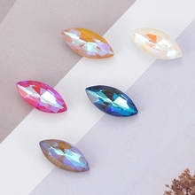 7x15mm Navette Rhinestones Horse Eye Crystal K9 Glass Crystals Jewelry Accessories DIY Decoration Strass crystals stones 2024 - buy cheap