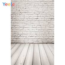 Yeele белая деревянная доска кирпичная стена фон новорожденный ребенок портрет пользовательские фотографии фон для фотостудии Фотофон 2024 - купить недорого