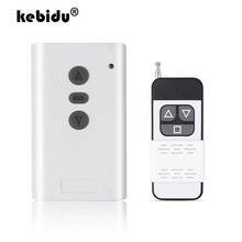 kebidu 433MHz Wireless Remote Control AC 220V RF 2CH Relay Receiver Remote Controller for garage & Factory& Light 2024 - buy cheap