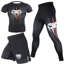 Футболка Муай Тай шорты bjj Рашгард ММА рубашки + брюки pantalones Муай Тай одежда тайская Рашгард боксерские трикотажные изделия джиу джитсу наборы 2024 - купить недорого