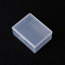 2021 New Rectangular Plastic Clear Storage Box Jewelry Beads Collection Container Organizer 2024 - buy cheap