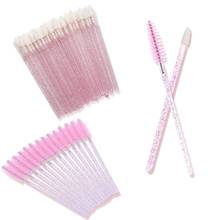 Disposable Eyelash Brush Mascara Wands Spoolie Brushes & Disposable Crystal MakeUp Lip Brush Lipstick Gloss Wands Applicator 2024 - buy cheap