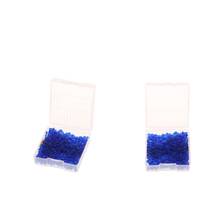 2x Desiccant Indicating Silica Gel With Reusable Hard Plastic Canister -Blue 2024 - buy cheap