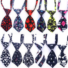 100PC/Lot Halloween Cat Dog Neckties Dog Accessories Skulls Dog Ties Small Dog Bowties Pet Supplies 2024 - buy cheap