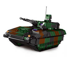 Serie militar de la guerra mundial, vehículo de combate de infantería de Alemania, modelo DIY, bloques de construcción, juguetes, regalos 2024 - compra barato