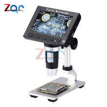 4.3 inch LCD Digital Microscope 50X-1000X Magnification Endoscope with Aluminum Alloy Stand 8 LED Light Video Camera Microscope 2024 - buy cheap
