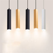 Thrisdar-lâmpada de led suspensa, tubo longo, luz de cozinha, para salão de jantar, bar, serviço de luz, cilindro 2024 - compre barato