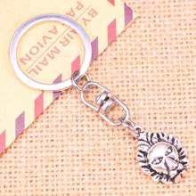 New Fashion Keychain 24x16mm angry lion head Pendants DIY Men Jewelry Car Key Chain Ring Holder Souvenir For Gift 2024 - buy cheap