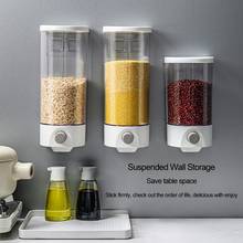 NEW Dry Food Dispenser Wall Mounted Food Storage Box Moistureproof Food Airtight Container For Grain Rice Beans Cereal 2024 - buy cheap