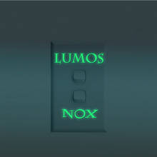 1 шт. светящийся ночсветильник наклейки LUMOS & NOX наклейки на стену для детской комнаты наклейки на стену домашний декор Лидер продаж 2024 - купить недорого