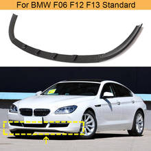 Car Front Bumper Lip Chin Spoiler for BMW 6 Series F06 F12 F13 Standard 2010 - 2014 Front Bumper Lip Guard Apron Carbon Fiber 2024 - buy cheap