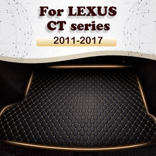 Car trunk mat for Lexus CT series 2011 2012 2013 2014 2015 2016 2017 Cargo Liner Carpet Interior Parts Accessories Cover 2024 - buy cheap