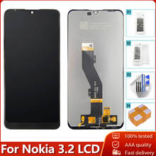 ЖК-дисплей 6,26 дюймов для Nokia 3,2, ЖК-дисплей TA-1156, TA-1159, TA-1164, сенсорный экран с дигитайзером в сборе, запасные части, бесплатные инструменты 2024 - купить недорого