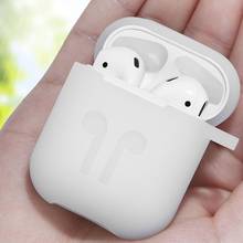 Hot 11 Colors Waterproof Silicone Case for Airpods Protective Sleeve for Airpods Silicone Wireless Earphone Case Cover 2024 - buy cheap