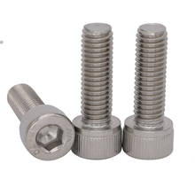 M6 M6*12 M6x12 M6*22 M6x22 304 316 Stainless Steel ss DIN912 Metric Thread Allen Head Bolt Hex Hexagon Socket Cap Screw 2024 - buy cheap