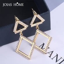 JoiasHome 925 Sterling Silver Drop Earrings Korean Zircon Elegant  Women Silver  Fine Jewelry Wedding Party Wholesale Gift 2024 - buy cheap