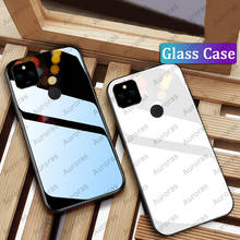 Auroras For Google Pixel 4A 5G Case Tempered Glass Hard Back Cover For Pixel 5 Case Shockproof Coques Fundas Case 2024 - buy cheap