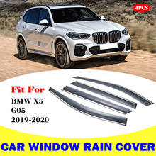 Protector de visera para ventana de coche BMW X5 G05, contra salpicaduras de coche, deflectores de toldo, cubierta embellecedora exterior, accesorios de estilismo, piezas, 2019-2020 2024 - compra barato