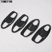 TOMEFON For Subaru Forester SK 2018 2019 2020 Side Door Handle Bowl Cover Trim Car Styling Exterior Accessories ABS Carbon Fiber 2024 - buy cheap