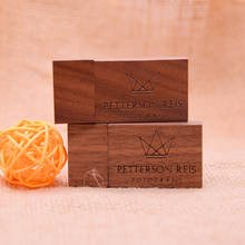 Pendrive pessoal de madeira com logotipo personalizado (10 grátis), usb, 4gb, 16gb, 32gb, 64gb, para fotos de casamento 2024 - compre barato