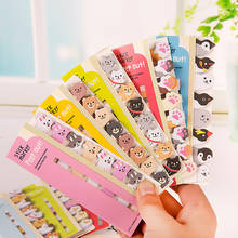 Kawaii Memo Pad Bookmarks Creative Cute Cat Panda Sticky Notes index Posted It Planner Stationery School Supplies Paper Stickers 2022 - buy cheap