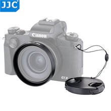 Jjc-capa de lente de câmera em metal, para canon powershot g1x, mark iii, protetor de parafuso 2024 - compre barato