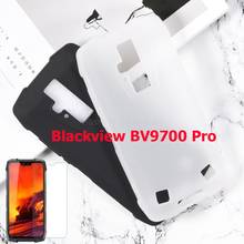 Funda suave de TPU blanca y negra para Blackview BV9700 Pro, cubierta protectora de posición de agujero preciso 2024 - compra barato